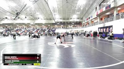 157 lbs Cons. Round 7 - Noah Smith, Oklahoma Wesleyan vs Thade Radosa, Cornerstone