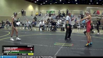 112 lbs Round 2 (6 Team) - Carson Vowinkle, Mi Pitbull vs Tucker Harbert, Indiana Outlaws