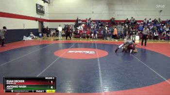 132 lbs Round 2 - Antonio Nash, Jasper vs Evan Decker, Opelika Hs