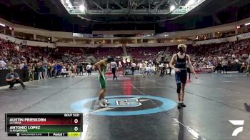 5A 127 lbs Cons. Round 2 - Austin Prieskorn, La Cueva vs Antonio Lopez, Albuquerque