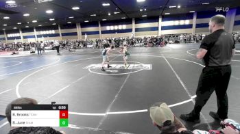 89 lbs Rr Rnd 3 - Brentley Brooks, Team Grand Valley Elite vs Braedyn June, Team Grand Valley Elite