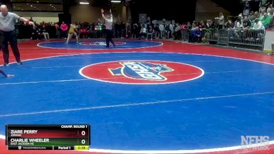 2A-106 lbs Cons. Semi - Charlie Wheeler, East Jackson HS vs Ziare Perry, Jordan