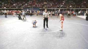 D 3 106 lbs Quarterfinal - Noah Leblue, Basile vs Cason Hill, Evangel Christian