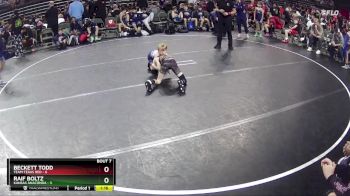 60 lbs Semis & 1st Wrestleback (8 Team) - Raif Boltz, Kansas Anaconda vs Beckett Todd, Team Texas Red
