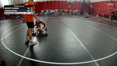 120 lbs Round 2 (8 Team) - Garrett Bowden, Pulaski vs Gideon Hayter, Illinois Top Dawgs Navy