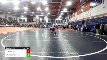 126 lbs Consi Of 8 #2 - Toril Patel, Brockton vs Marco Simonelli, Barnstable