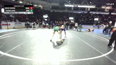 120 lbs Champ. Round 1 - Jaxon Love, Kentridge vs Aidan Duong, Edmonds-Woodway