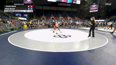 106 lbs Champ. Rd Of 32 - Justin Davis, OK vs Vince McCoy, IN