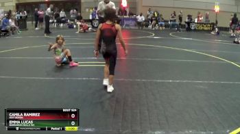 52 lbs Semifinal - Camila Ramirez, Mat Demon vs Emma Lucas, Barbarian Bulls WC