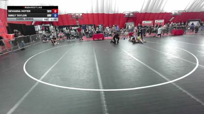 145 lbs Cons. Semis - Sevanna Hoyer, Team Nazar Training Center vs Emily Taylor, Northern Illinois Womens Freestyle