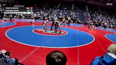 2A-120 lbs Cons. Round 1 - Geno Whitaker, Shaw vs Benjamin Greer, North Cobb Christian