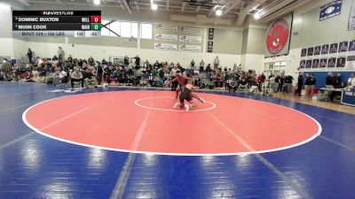 165 lbs Consolation - Dominic Buxton, Wells vs Muiin Cook, Maine Central Institute