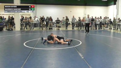 90 lbs Round Of 32 - Mason Myers, PA vs Maverick Sanchez, CA