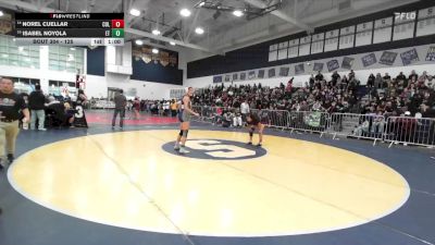 125 lbs Cons. Round 3 - Norel Cuellar, Colton vs Isabel Noyola, El Toro