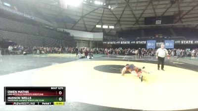 77 lbs Champ. Round 3 - Hudson Wells, Takedown Express Wrestling Club vs Owen Mathis, Lind-Ritzville Marmots Wrestling