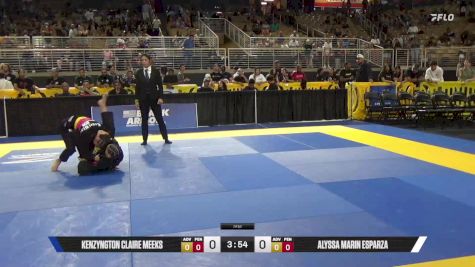 Alyssa Marin Esparza vs Kenzyngton Claire Meeks 2025 Pan Kids Jiu-Jitsu IBJJF Championship