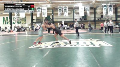 197 lbs Consi Of 8 #2 - Sepanta Ahanj-Elias, Maryland vs Andrew Macchiavello, NC State - UNATT