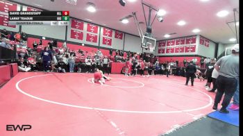 157 lbs Quarterfinal - David Grandstaff, Hilldale vs Larat Teague, Hulbert High School