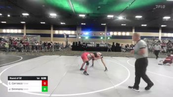 126 lbs Round Of 32 - Chase Carrasco, Team So-Cal WC vs Jake Simmons, Oakdale WC