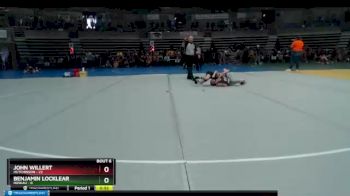 65 lbs Semis & 1st Wrestleback (8 Team) - Benjamin Locklear, Roseau vs John Willert, Hutchinson