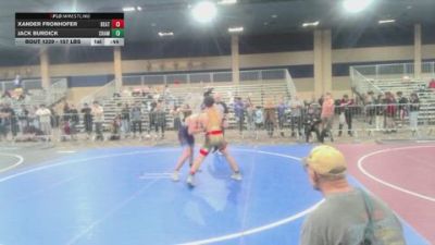 157 lbs 3rd Place - Xander Fronhofer, Beat The Streets LA vs Jack Burdick, Champions WC