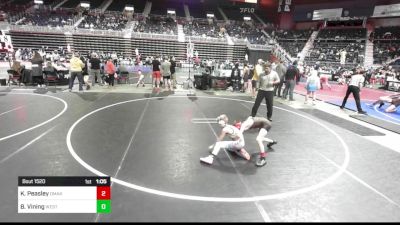 65 lbs Semifinal - Knox Peasley, Omak Wrecking Crew vs Breccan Vining, Westside WC