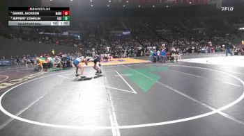 4A Boys 132 lbs Quarterfinal - Daniel Jackson, Madras Boys vs Jeffery Conklin, Cottage Grove Boys