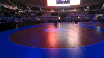 5A 113 lbs 1st Place Match - Parker Van Noy, Beauregard HS vs Luke Mclaughlin, Hayden