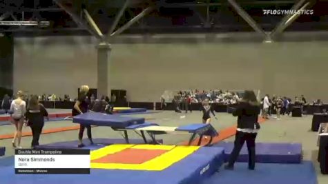 Nora Simmonds - Double Mini Trampoline, GSTA - 2021 USA Gymnastics Championships