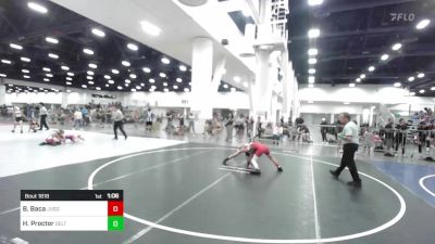 85 lbs Rr Rnd 3 - Brian Baca, Juggernaut WC vs Hudson Proctor, Delta Wrestling Club