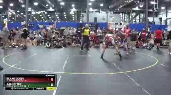 140 lbs Round 5 (6 Team) - Zac Ritter, Elite Athletic Club DZ vs Blake Cosby, Team Gotcha Blue