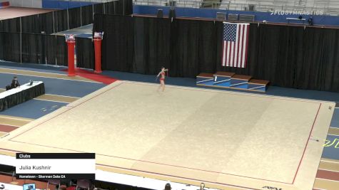 Julia Kushnir - Clubs - 2021 Rhythmic Elite Qualifier
