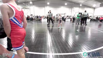 43 lbs Round Of 16 - Riley Tarwater, Eufaula Ironheads Wrestling Club vs Benjamin Kroll, Raw Wrestling Club