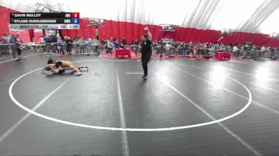 157 lbs Quarterfinal - Gavin Mulloy, Askren Wrestling Academy vs Ryland Dunkleberger, Kewaskum Indians Wrestling Club