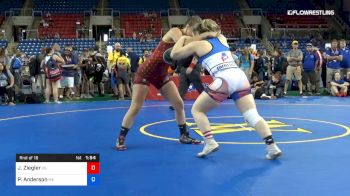 164 lbs Rnd Of 16 - Jolie Ziegler, Kansas vs Paige Anderson, Maine