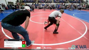 49 lbs Round Of 32 - Evan Woodward, Battlefield Wrestling Club vs Kael Edison, Pryor Tigers