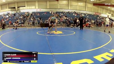 165 lbs Cons. Round 7 - Tyson Clear, OH vs Landen Johnson, OH