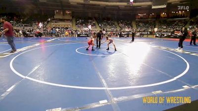 52 lbs Consi Of 16 #2 - Logan Highers, Black Fox Wrestling Club vs Bo Davis, Threestyle Of Oklahoma