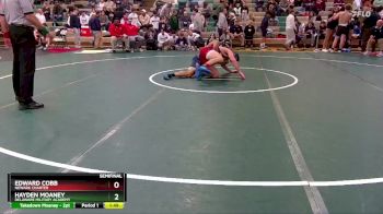 190 lbs Semifinal - Hayden Moaney, Delaware Military Academy vs Edward Cobb, Newark Charter