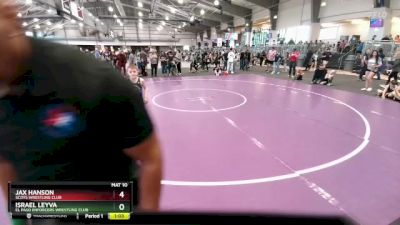 106 lbs Champ. Round 1 - Israel Leyva, El Paso Enforcers Wrestling Club vs Jax Hanson, Scots Wrestling Club