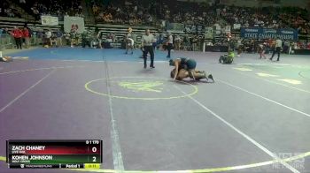 D 1 170 lbs Cons. Round 2 - Kohen Johnson, Holy Cross vs Zach Chaney, Live Oak