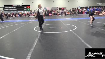 105 lbs Cons. Round 3 - Reagan Milne, St. Francis Wrestling Club vs Landry Sparks, Ottawa Mat Masters