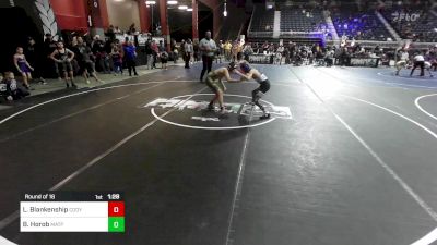 100 lbs Round Of 16 - Landon Blankenship, Cody WC vs Bowen Horob, Matpac Wrestling ND