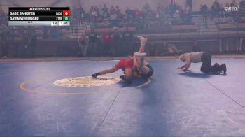 175 lbs Gabe Banister, Natrona County vs Gavin Werlinger, Sturgis Brown