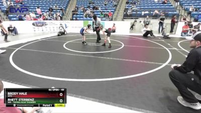 49 lbs Cons. Semi - Brody Hale, WTC vs Rhett Sterbenz, WR - Topeka Blue Thunder