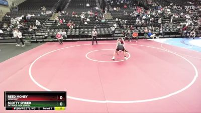 129 lbs Cons. Round 2 - Scotty Spiker, Skyridge High School vs Reed Money, Viewmont