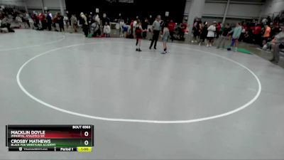 75 lbs Cons. Round 4 - Macklin Doyle, Immortal Athletics WC vs Crosby Mathews, Black Fox Wrestling Academy