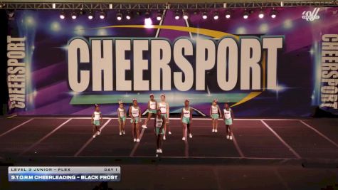 S.T.O.R.M Cheerleading - Black Frost [2025 L3 Junior - Flex Day 1] 2025 CHEERSPORT Cartersville Classic