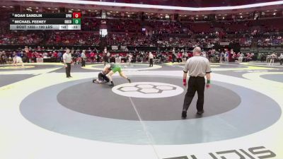 190 lbs Cons. Quarters - Michael Feeney, Dub. Coffman vs Noah Sandlin, Springboro