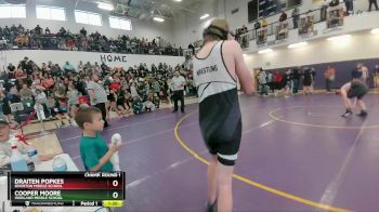 155 lbs Champ. Round 1 - Cooper Moore, Worland Middle School vs Draiten Popkes, Riverton Middle School